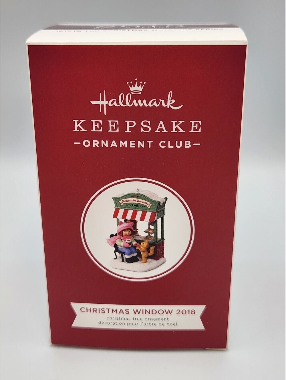Hallmark Keepsake Ornament Club 2018 Christmas Window Series 16 Keepsake - E11